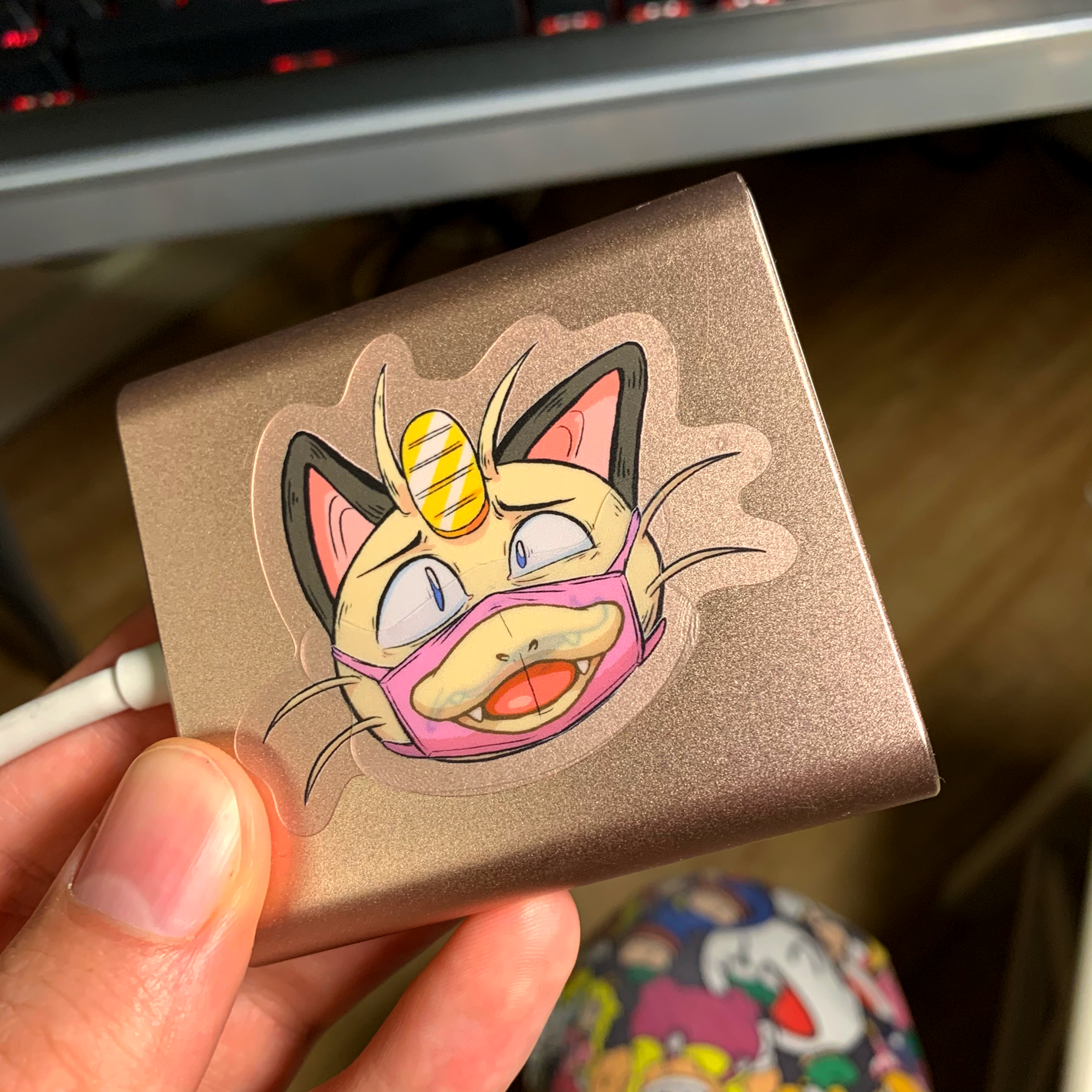 Poke-Mask Sticker Set #01